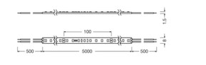 Ledvance LED-Stripe 5m 827 LSV-1000/827/5