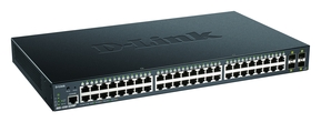 DLink Deutschland Gigabit Switch + 4x10G POE+ managed DGS-1250-52XMP/E