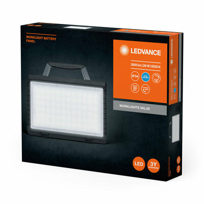 Ledvance Akku-LED-Arbeitsleuchte 6500K, sw/gr LED W #4058075831179