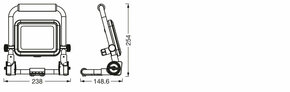 Ledvance LED-Arbeitsleuchte 6500K, sw/gr LED W #4058075831230