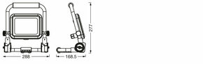 Ledvance LED-Arbeitsleuchte 6500K, sw/gr LED W #4058075831254