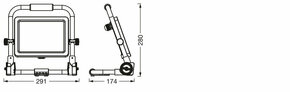 Ledvance LED-Arbeitsleuchte 6500K, sw/gr LED W #4058075831278