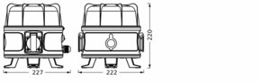 Ledvance LED-Arbeitsleuchte 6500K, sw/gr LED W #4058075834040