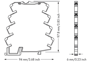 WAGO GmbH & Co. KG Potentialverteilermodul 4Klemmstell.(0V/24V) 787-3861/000-3000