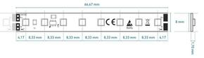 Barthelme LED Streifen 4,80m 24V 3000 K 50416233