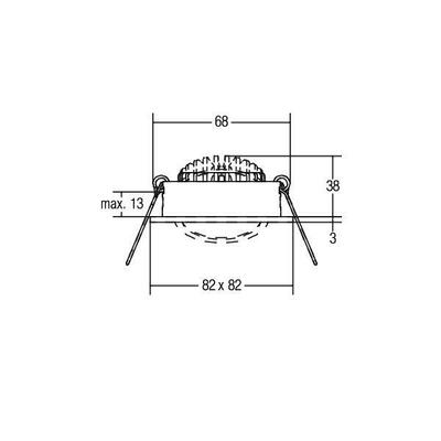 Brumberg Leuchten LED-Einbaustrahler 230V, 38Gr., 3000K 39385183