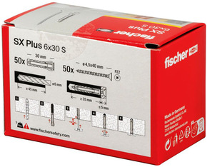 Fischer Deutschl. Dübel SX Plus SX Plus 6x30 S