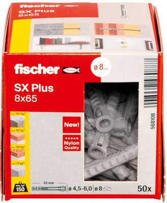 Fischer Deutschl. Dübel SX Plus SX Plus 8x65