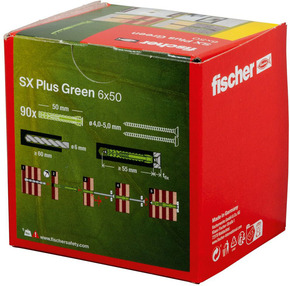 Fischer Deutschl. Dübel SX Plus SX Plus Green 6x50