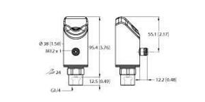 Turck Drucksensor Relativdruck 0 ... 100 bar PS510100012UPN8H1141