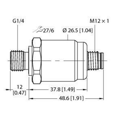 Turck Drucktransmitter StromAusgang2Leiter PT0.2R1504#100040953