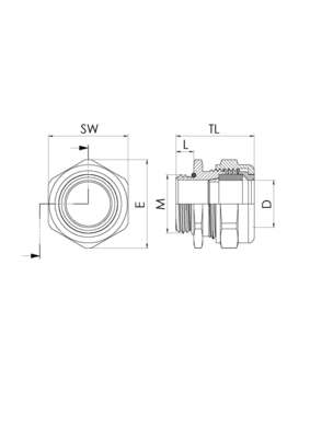 Wiska Kompressionskabelverschrbg EMCGV 12-030 LT