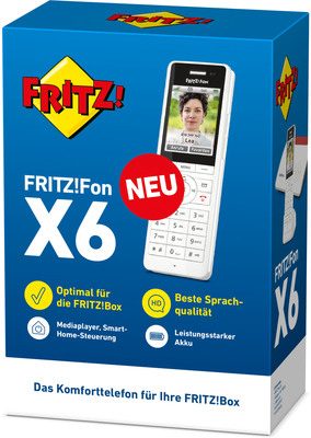 AVM DECT Telefon FRITZ!Fon X6 weiß