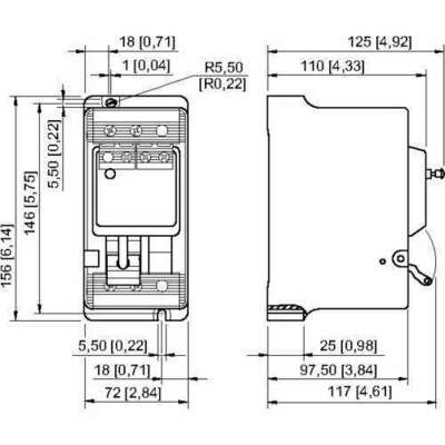 Stahl Leitungsschutzschalter 2P 16 A 10 kA 0,03 A 8562/53-5270 #149872