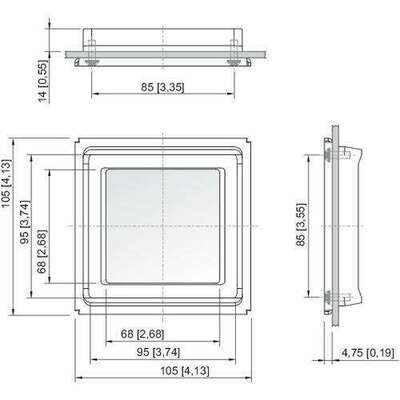 Stahl Kalotte 95x95 verp. 8603A0028-31-0 8603A0028-310#155947