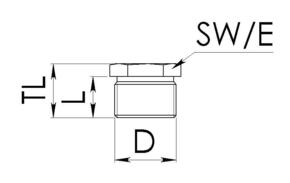 Wiska Schraubbuchse SBL 105