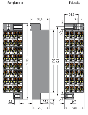 WAGO GmbH & Co. KG Rangierwabe 32-polig o.Aufdruck,dgr 726-770