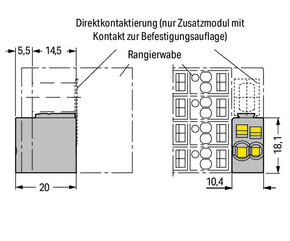 WAGO GmbH & Co. KG Zusatzmodul weiß 726-903