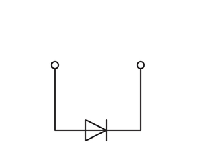 WAGO GmbH & Co. KG 2-Pin-Bauelement-Basiskle. Diode 1N4007,grau 769-208/281-410