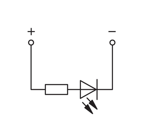 WAGO GmbH & Co. KG 2-Pin-Bauelement-Basiskle. LED rot,grau 769-209/281-434