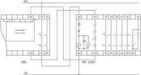 Schmersal Sicherheits-Relaisbaustein Protect SRB402EM