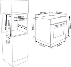 Sharp EB-Backofen mit Pyrolyse K-61V28IM1-EU