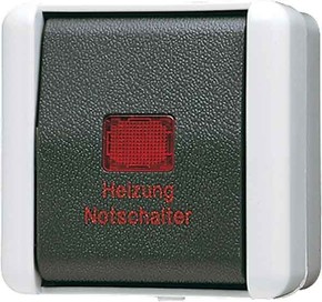 Jung Heizung-Notschalter Aus 2-pol. 802 HW