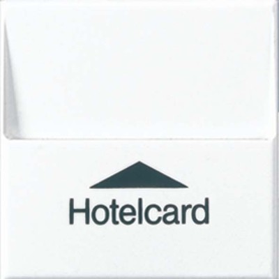 Jung Hotelcard-Schalter aluminium ohne Taster-Einsatz A 590 CARD AL