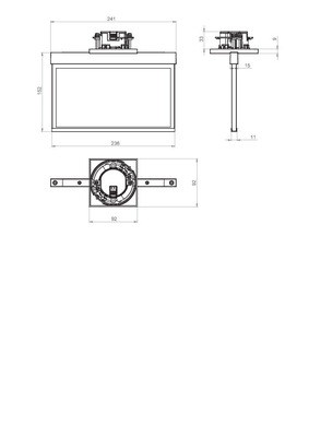 RP-Technik Rettungszeichenleuchte 3h, SC, Piktoset AME003SC