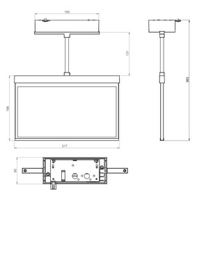 RP-Technik Rettungszeichenleuchte 3h, SC, Piktoset AXDP003SC