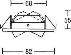 Brumberg Leuchten Einbaustrahler 50W weiß 00216907