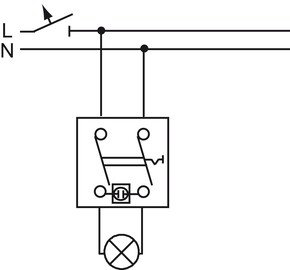 Busch-Jaeger Kontrollausschalter 2601/2 SKWNH-54