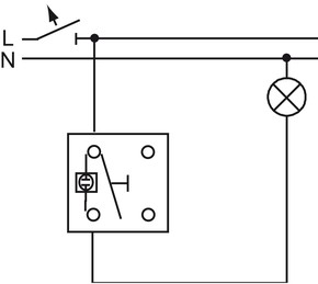 Busch-Jaeger Wechselschalter 2601/6 WGL-54