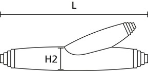 HellermannTyton Abzweigmuffe 4x10_4x4 Gießharz Y-0 PUR33-GN-SF