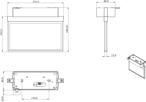 RP-Technik Rettungszeichenleuchte ZB GAMD009ML