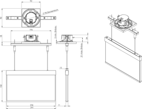 RP-Technik Rettungszeichenleuchte EB 1h, WL, edelst. AMEC401WL-E