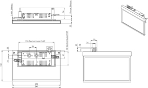 RP-Technik Rettungszeichenleuchte EB 8h, WL, weiß AMR408WL