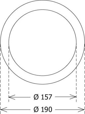 LTS Licht&Leuchten Deckenverstärkungsring BIXX BIXX 150