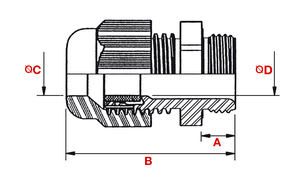 Plica Kabelverschraubung lichtgrau 935344050