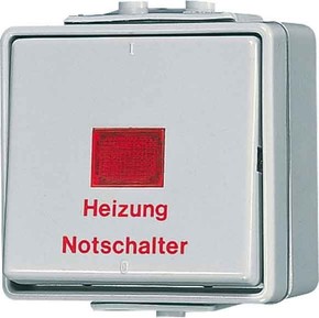 Jung Heizung Notschalter Aus 2-pol. 602 HW