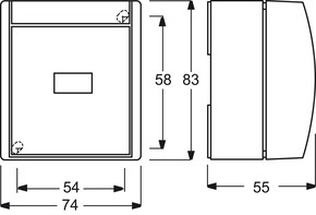 Busch-Jaeger Wipptaster,Schließer 2621 W-54