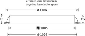 LTS Licht&Leuchten LED-Einbauleuchte 165W 3000K 8819lm PLL271025301/DALI weiß