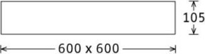 LTS Licht&Leuchten LED-Anbauleuchte 52W 3000K 4770lm PLL52600301/DALI si