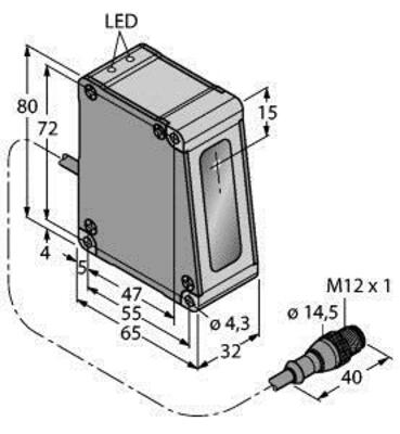 Turck Opto Sensor Lichttaster LH150IX485QP