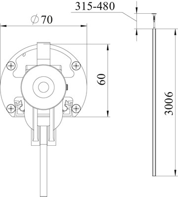 OBO Bettermann Vertr Installationssäule ISSRM45EL