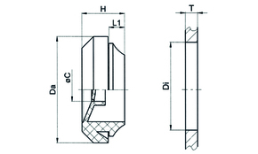 Jacob Dichtungsdurchführung TPE V-0 M32 tiefschwarz G505-1032-02