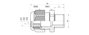 Jacob Ex-Erweiterungskabel- verschraubg M50x1,5 GHG9601956R0007