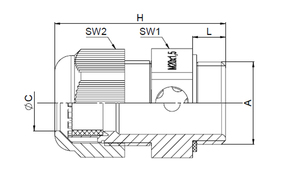 Jacob Kabelverschraubung PERFECT AirVent K348-1012-00