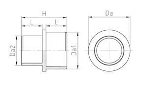 Jacob PA-Stopfen für PERF.KV PG7 WJ-D VPA 1/SW