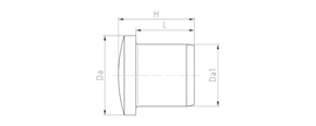 Jacob PA-Stopfen für PERF.KV M 12 WJ-DM 12-VPA/SW